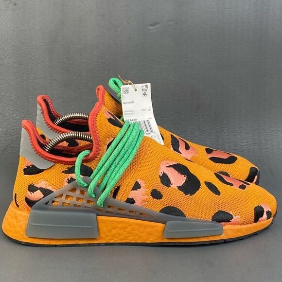 Pharrell x adidas NMD Human Race 'Animal Print' GZ4439 mens athletic sneaker 10 - Picture 1 of 8